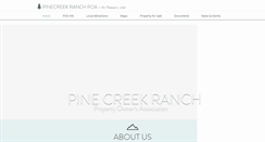 Desktop Screenshot of pinecreekranchpoa.com